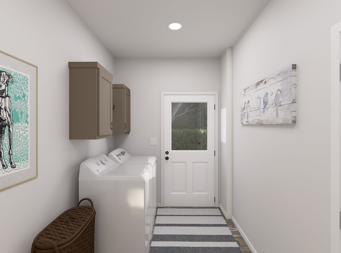 The PREFERRED PLUS CP641F Utility Room. This Manufactured Mobile Home features 3 bedrooms and 2 baths.