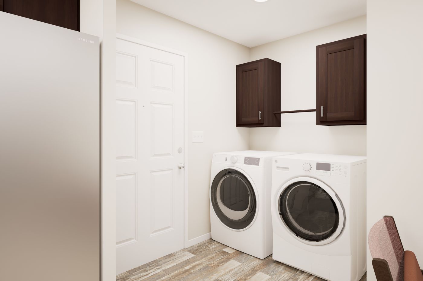 The A DUPLEX 2/2 2/2 Utility Room. This Manufactured Mobile Home features 3 bedrooms and 4 baths.