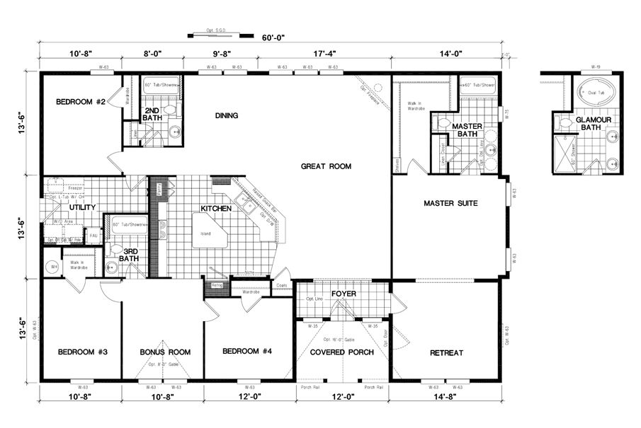 The QL604K                 CLAYTON Floor Plan